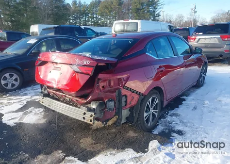 2020 Nissan Sentra Sv Xtronic Cvt из США, поврежденный, VIN 3N1AB8CV4LY220646